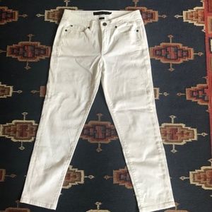 Calvin Klein White Skinny Crop Denim Jeans 28/6